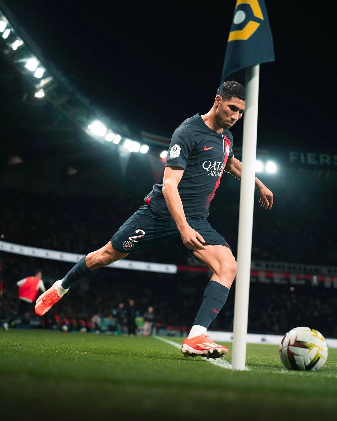 Corner au Parc des Princes
